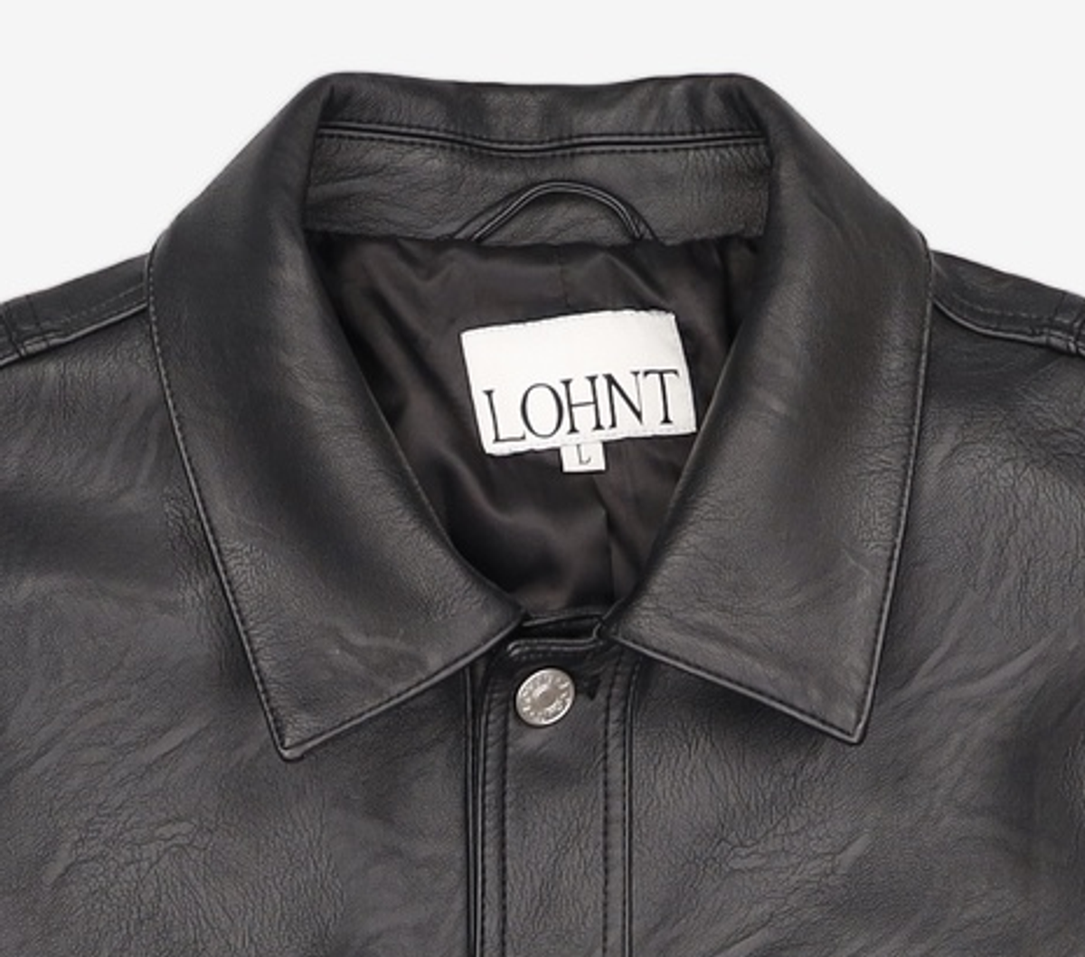 론트(LOHNT) 레더/라이더스 재킷 L
