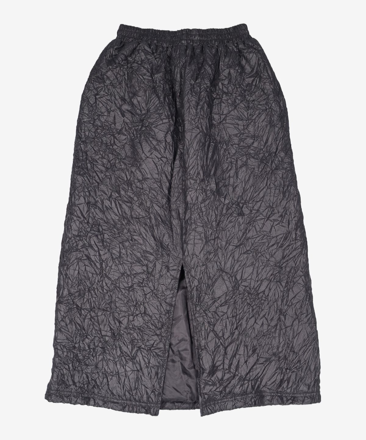 나이스고스트클럽(NICEGHOSTCLUB) PADDED WRINKLE SKIRT_BLACK(NG2CFUPA92A) F
