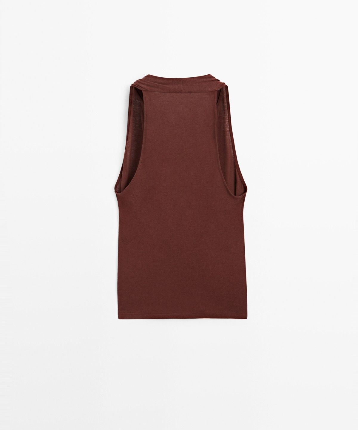 마시모두띠(MASSIMO DUTTI) 100% 코튼 드레이프 랩넥 탑