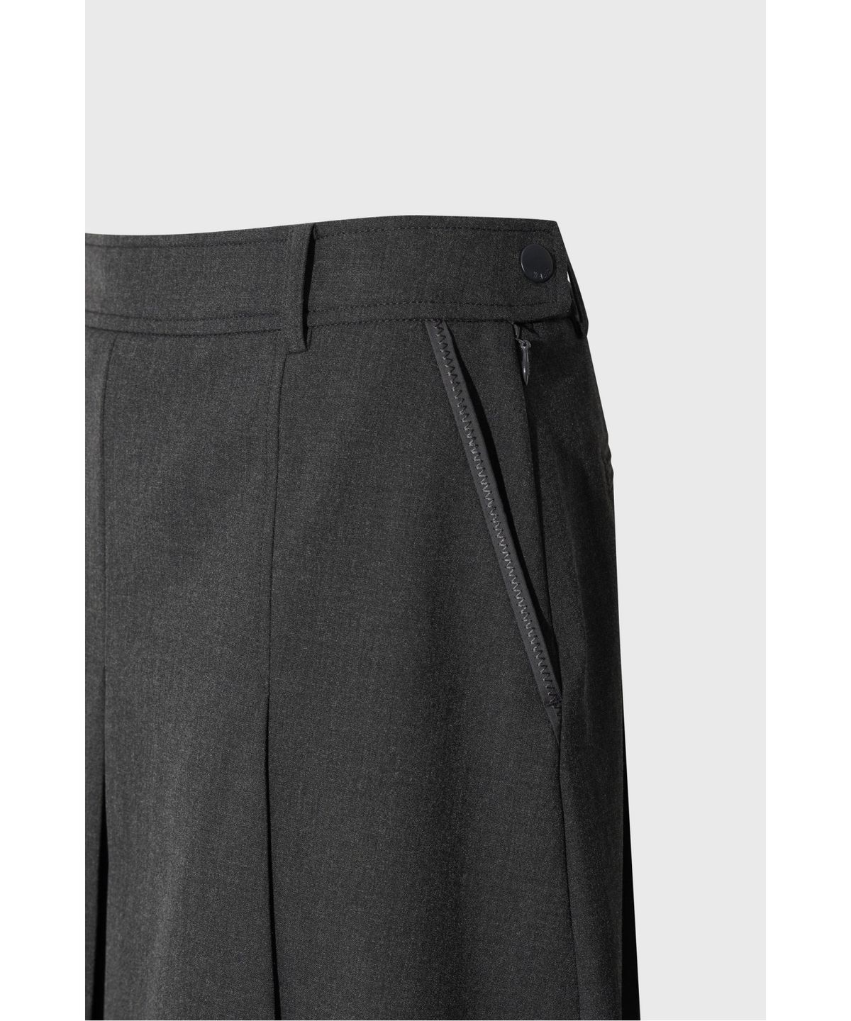 왁(WAAC) Women Pleats bernuda pants WWPNA26603GYD