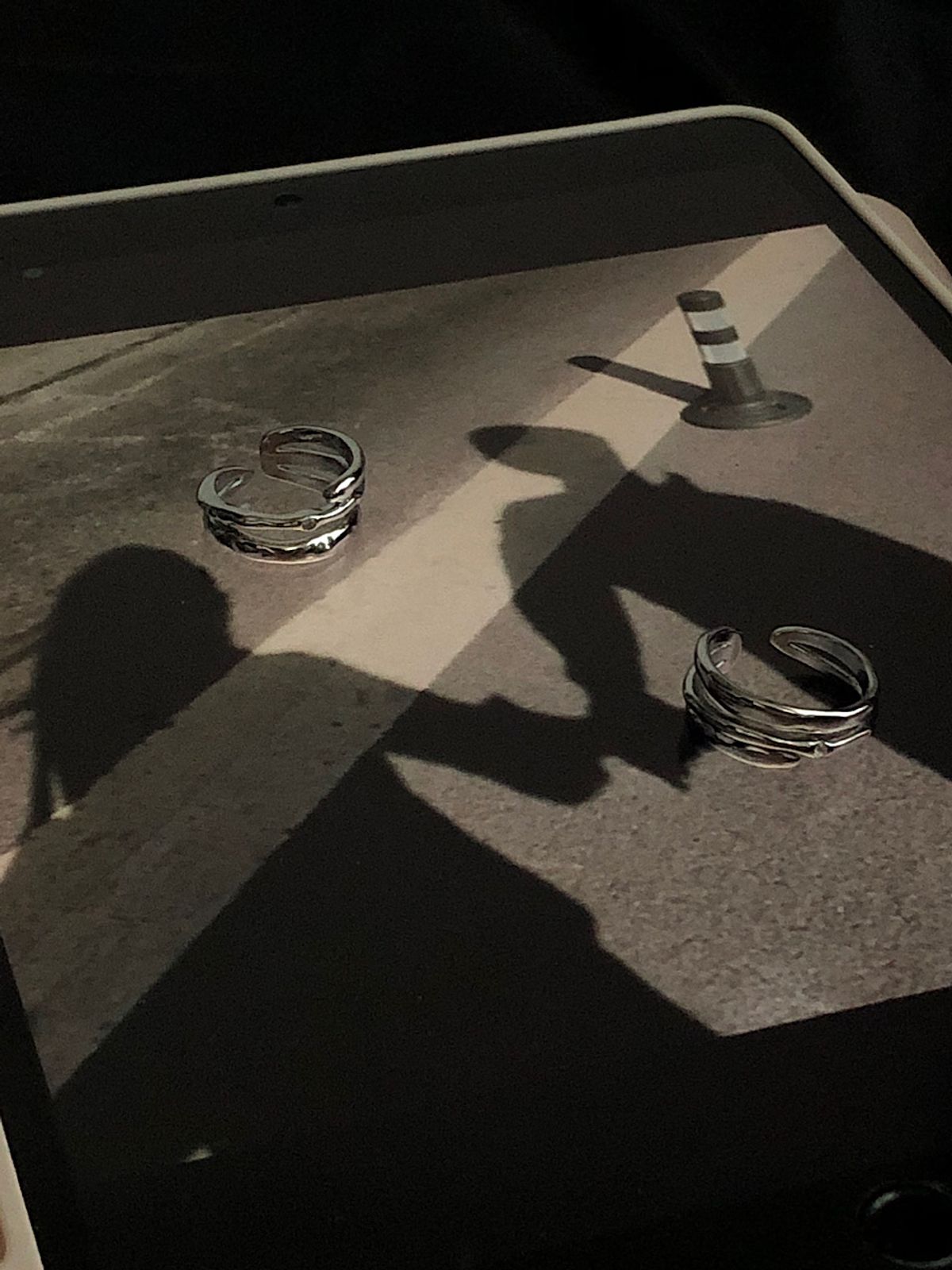 아포엠(APOEM) Pair Trace Open Ring