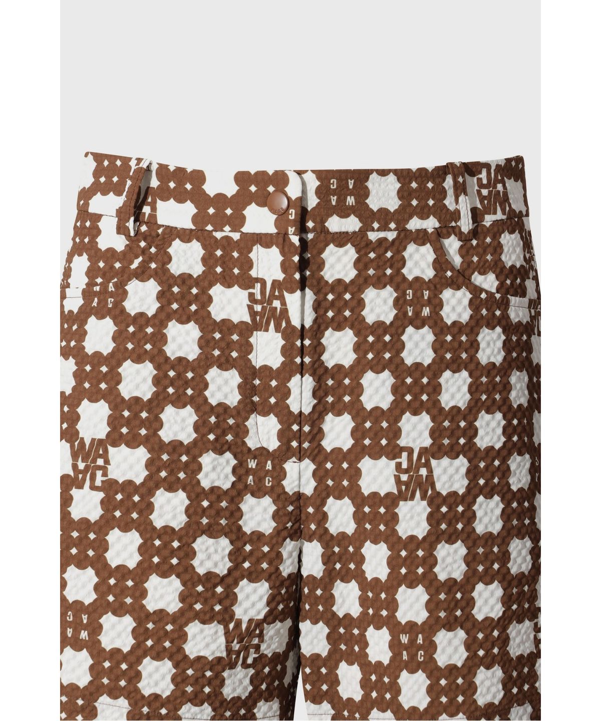 왁(WAAC) Women Pattern set up pants WWPNA26620BRX