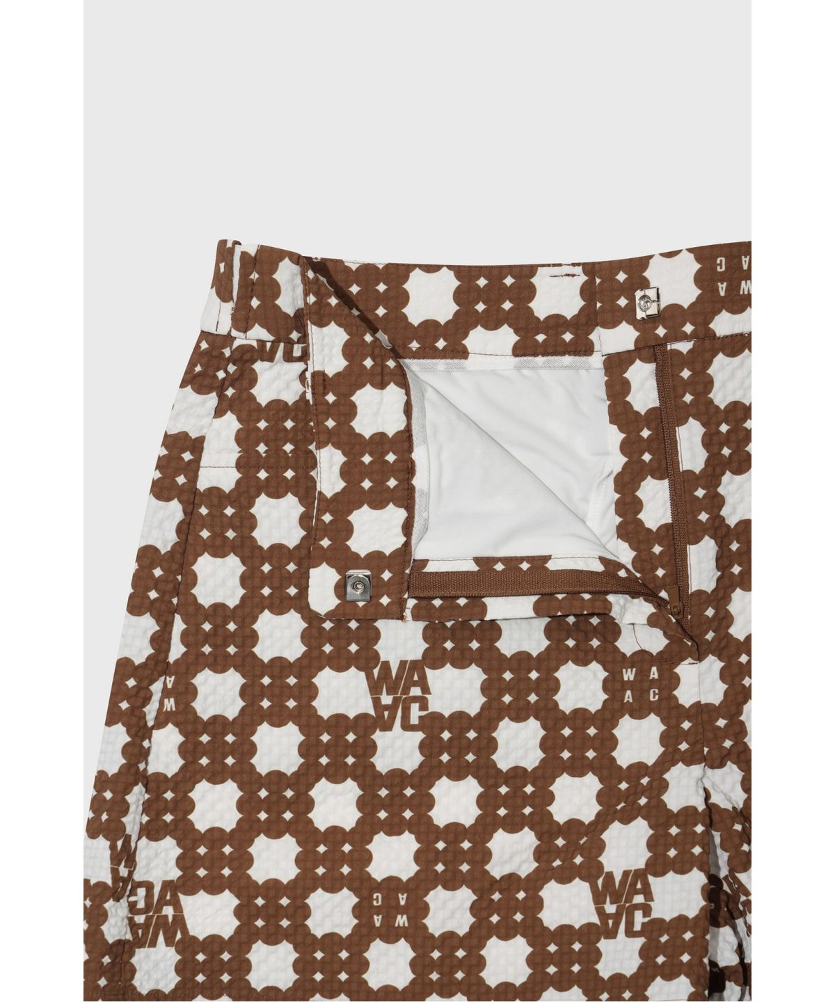 왁(WAAC) Women Pattern set up pants WWPNA26620BRX