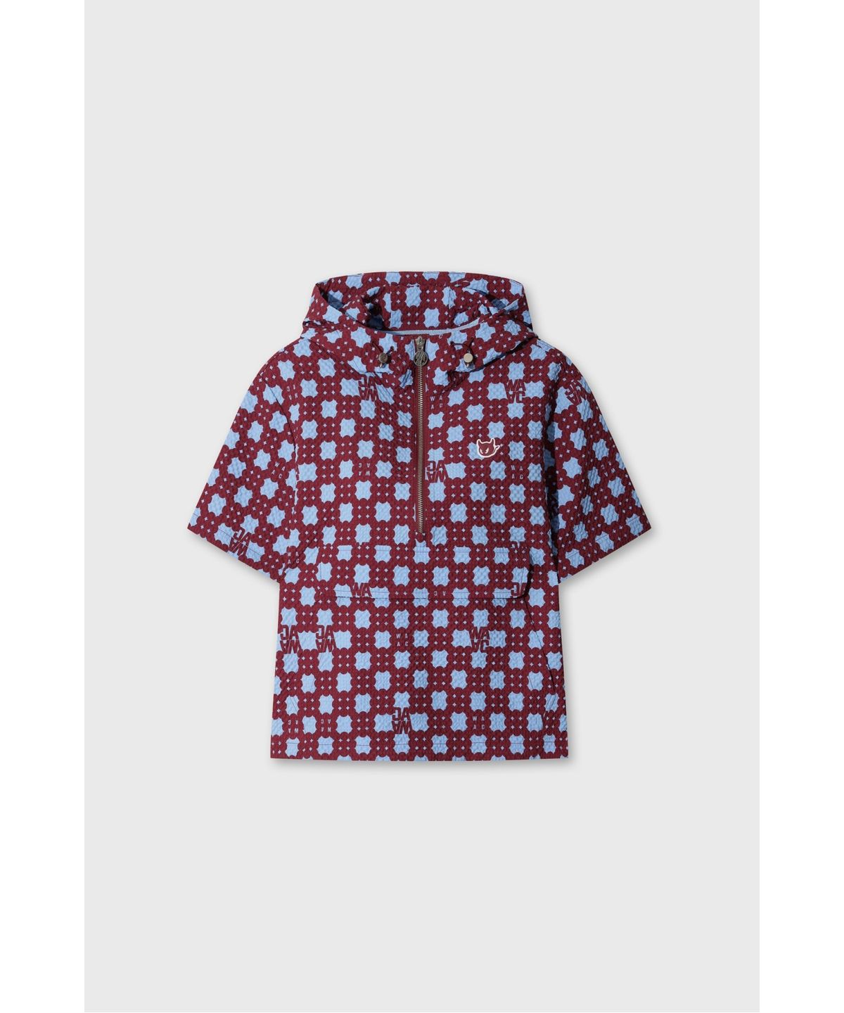 왁(WAAC) Women Pattern set-up anorak WWVAA26620WIX