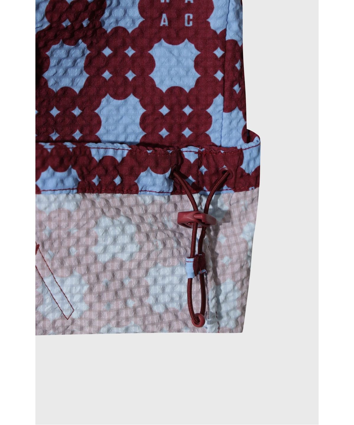왁(WAAC) Women Pattern set-up anorak WWVAA26620WIX