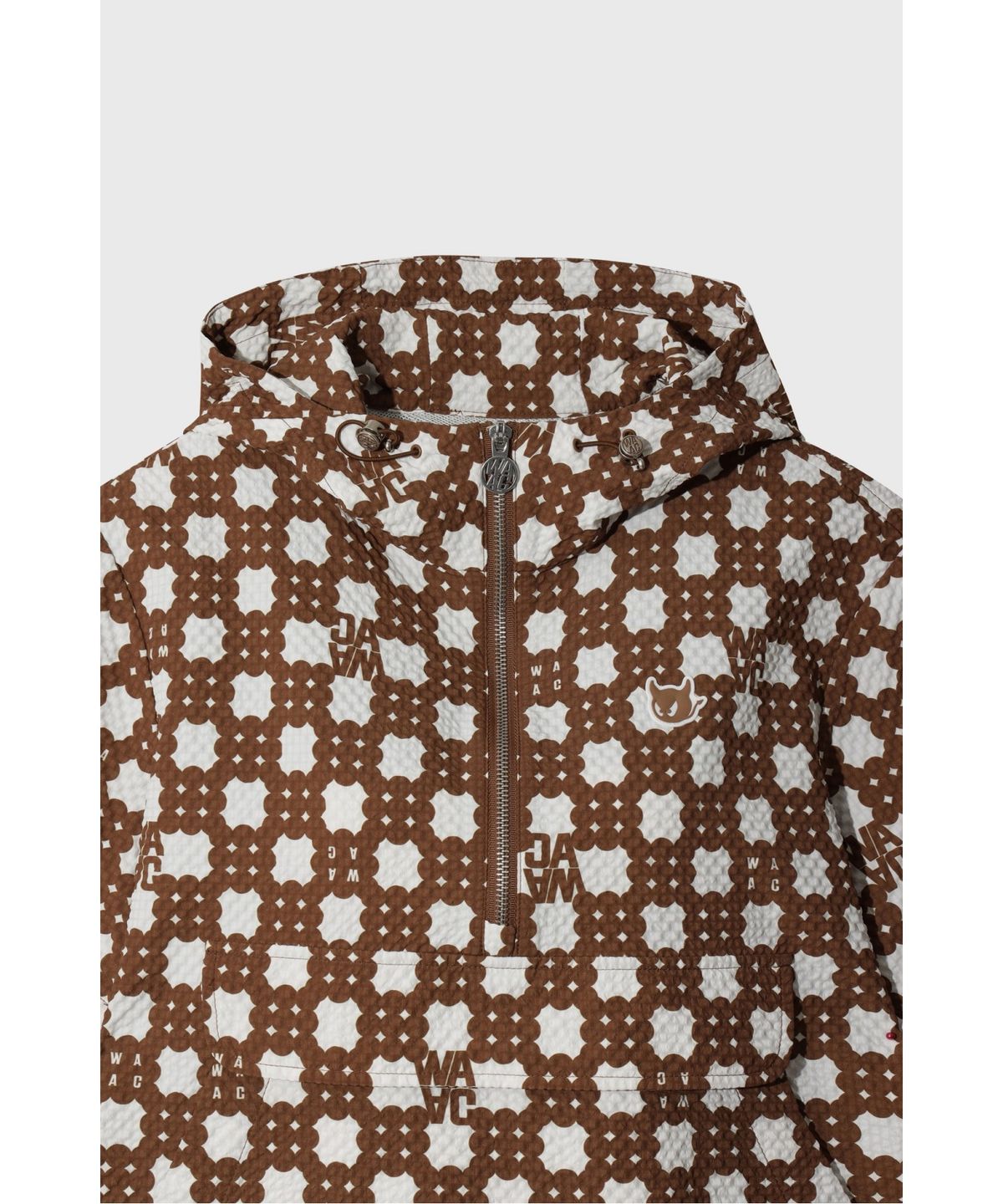 왁(WAAC) Women Pattern set-up anorak WWVAA26620BRX
