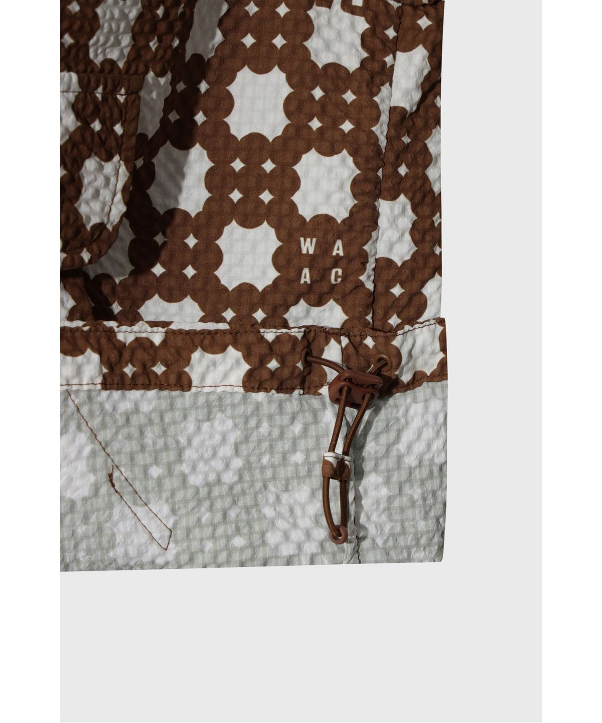 왁(WAAC) Women Pattern set-up anorak WWVAA26620BRX