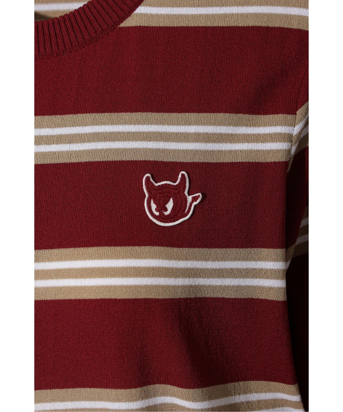 왁(WAAC) Women Multi Stripe Sweater WWWAA26603WIX