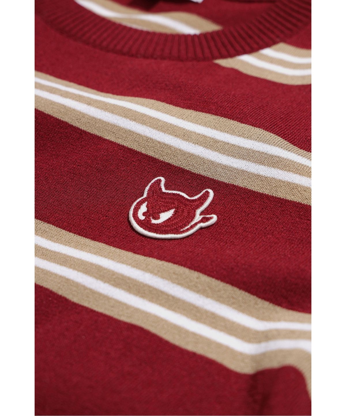 왁(WAAC) Women Multi Stripe Sweater WWWAA26603WIX