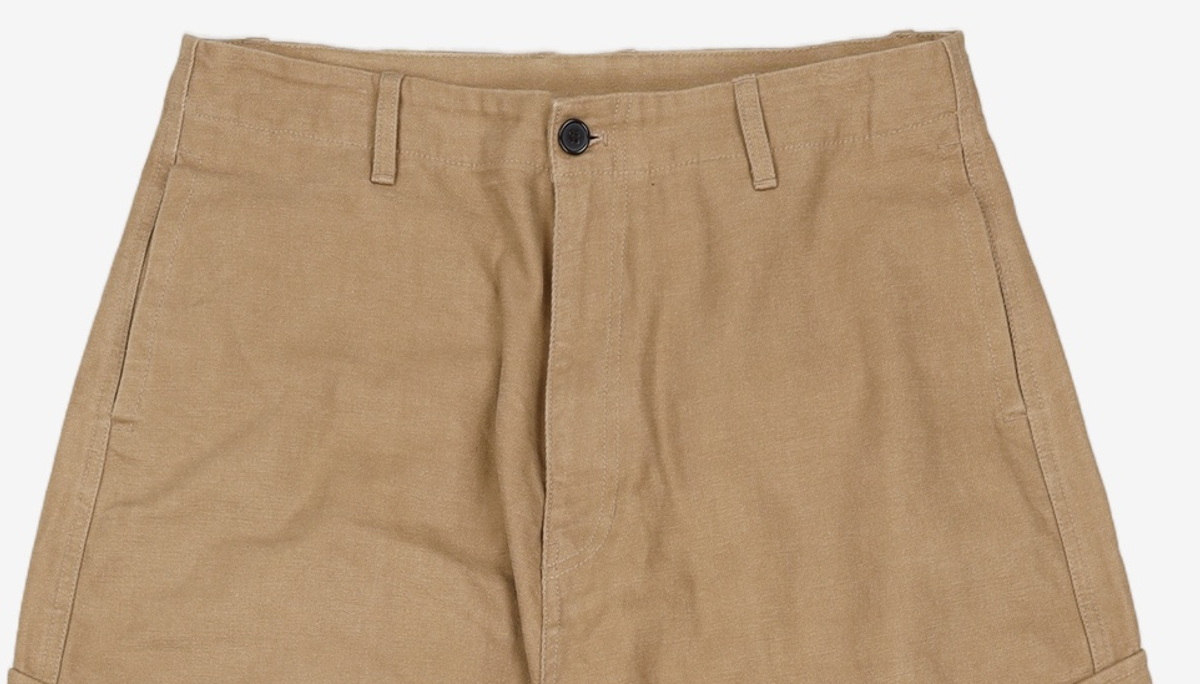브라운브레스(BROWNBREATH) PARACHUTE CARGO PANTS - BEIGE M