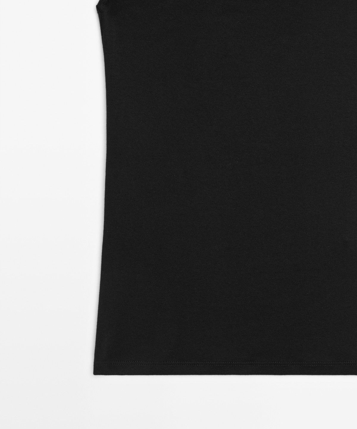 마시모두띠(MASSIMO DUTTI) 코튼 블렌드 스트래피 탑