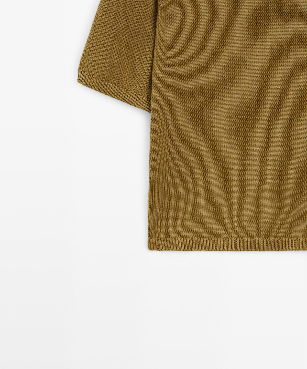 마시모두띠(MASSIMO DUTTI) 100% 코튼 반팔 니트 가디건