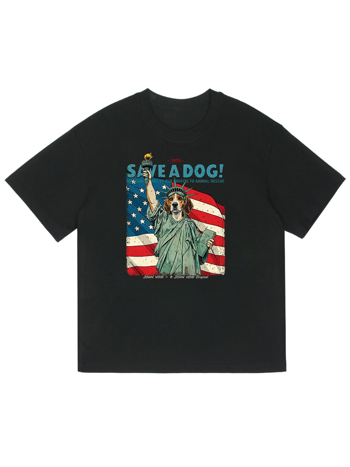 세이브어독(SAVE A DOG) SAVE A DOG HALF-SLEEVE T-SHIRT (KIDS & UNISEX SIZE ~5XL)