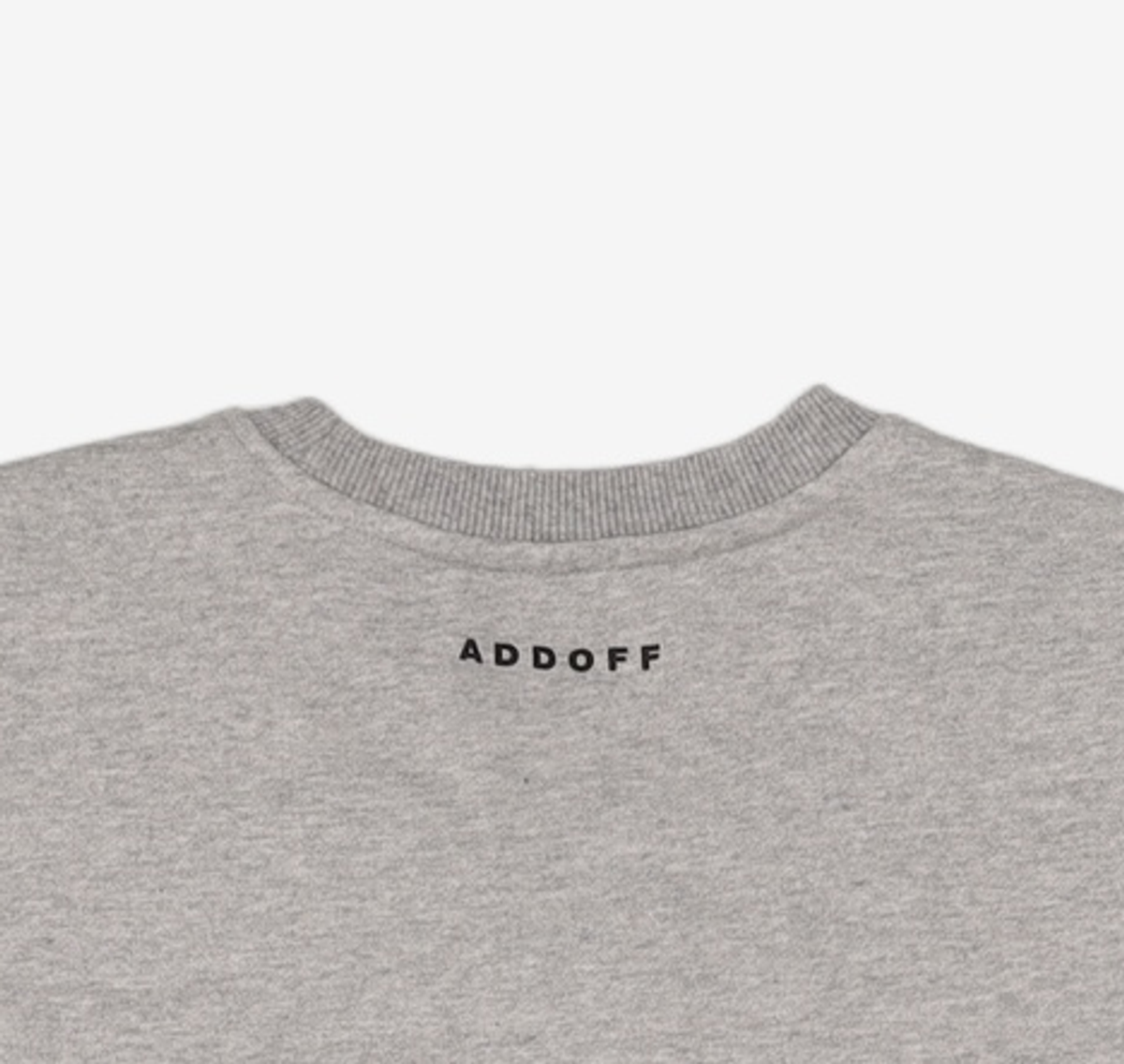 애드오프(ADDOFF) SHATTERED GRAPHIC SWEAT GREY