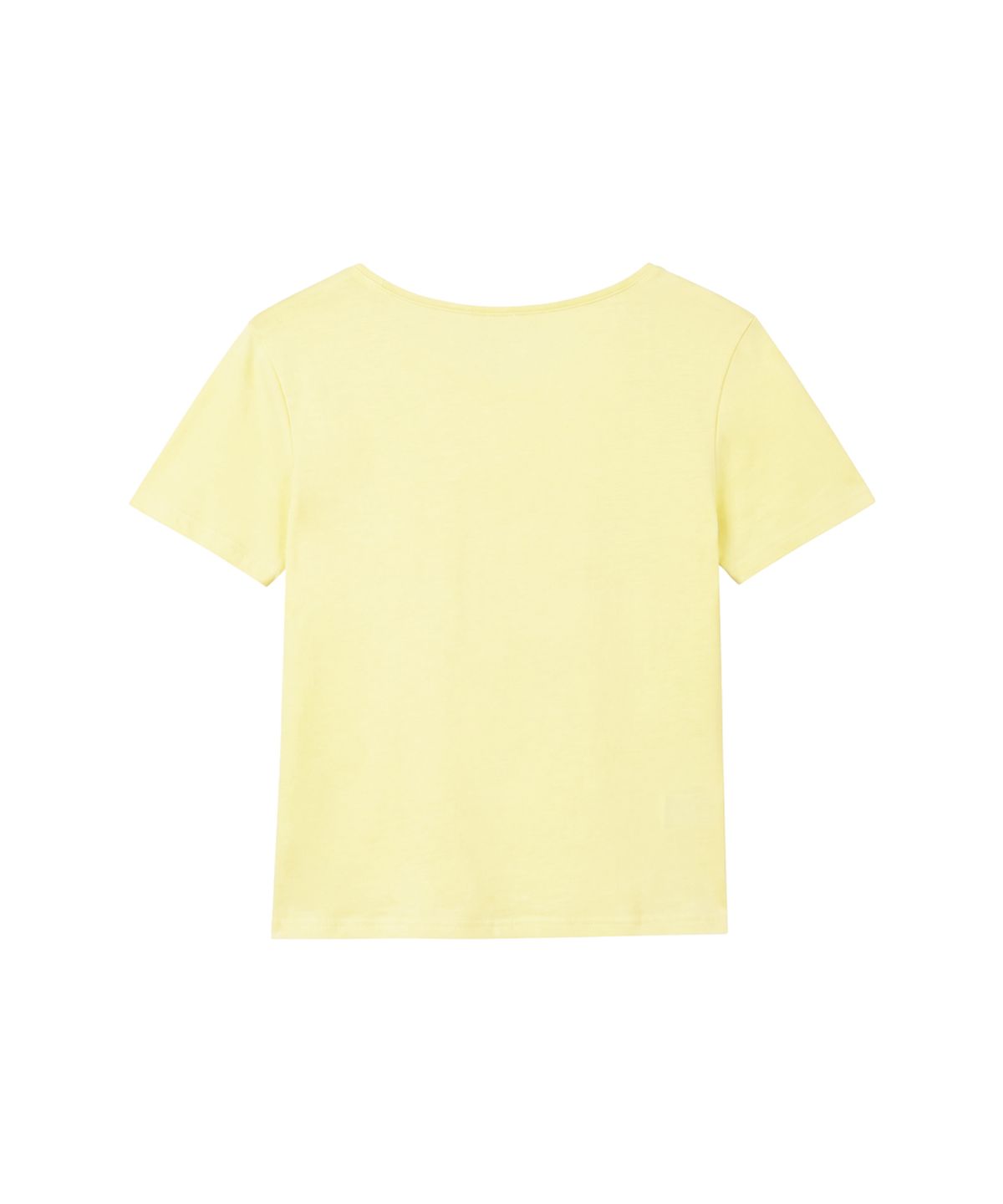 파시온(PASION) 체리 팝 오프숄더 반팔티_레몬 Cherry Pop Off-Shoulder Short Sleeve Tee_Lemon
