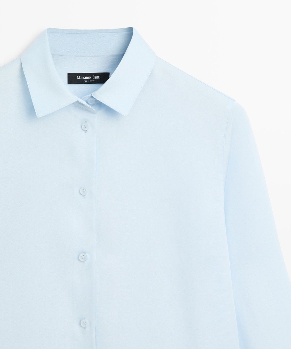 마시모두띠(MASSIMO DUTTI) 라이오셀 플루이드 셔츠