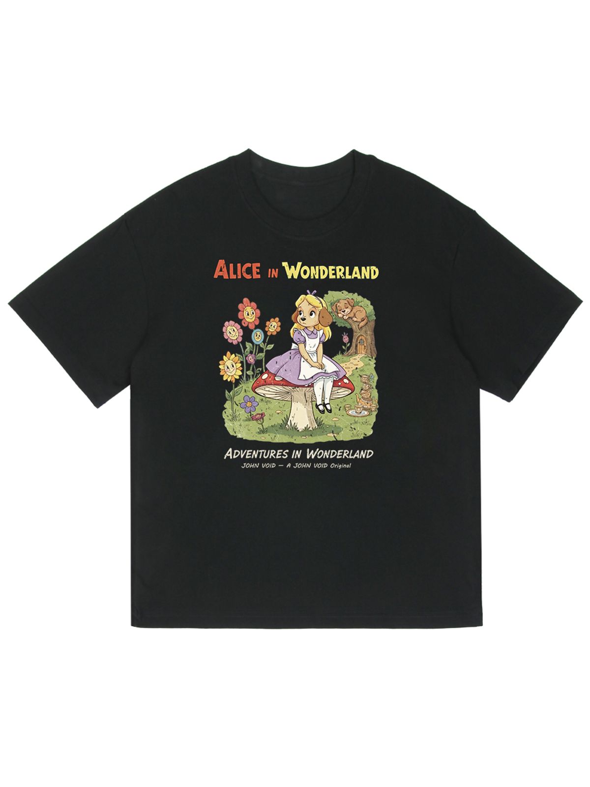 세이브어독(SAVE A DOG) ALICE HALF-SLEEVE T-SHIRT (KIDS & UNISEX SIZE ~5XL)