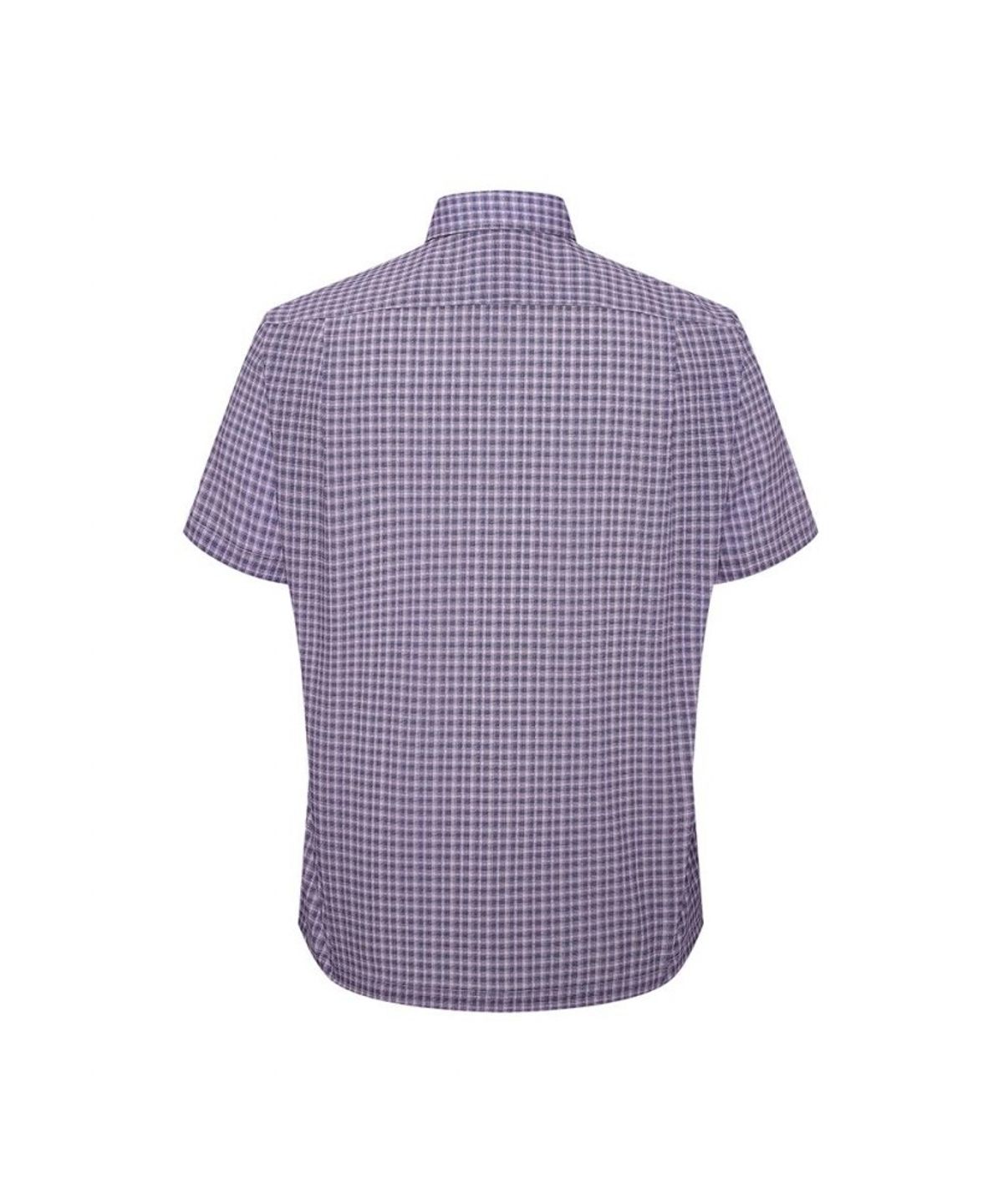 닥스셔츠(DAKS SHIRTS) 노케어 폴리혼방 스몰체크 캐주얼 셔츠 레귤러핏 바이올렛_DMS1SHCS156V1