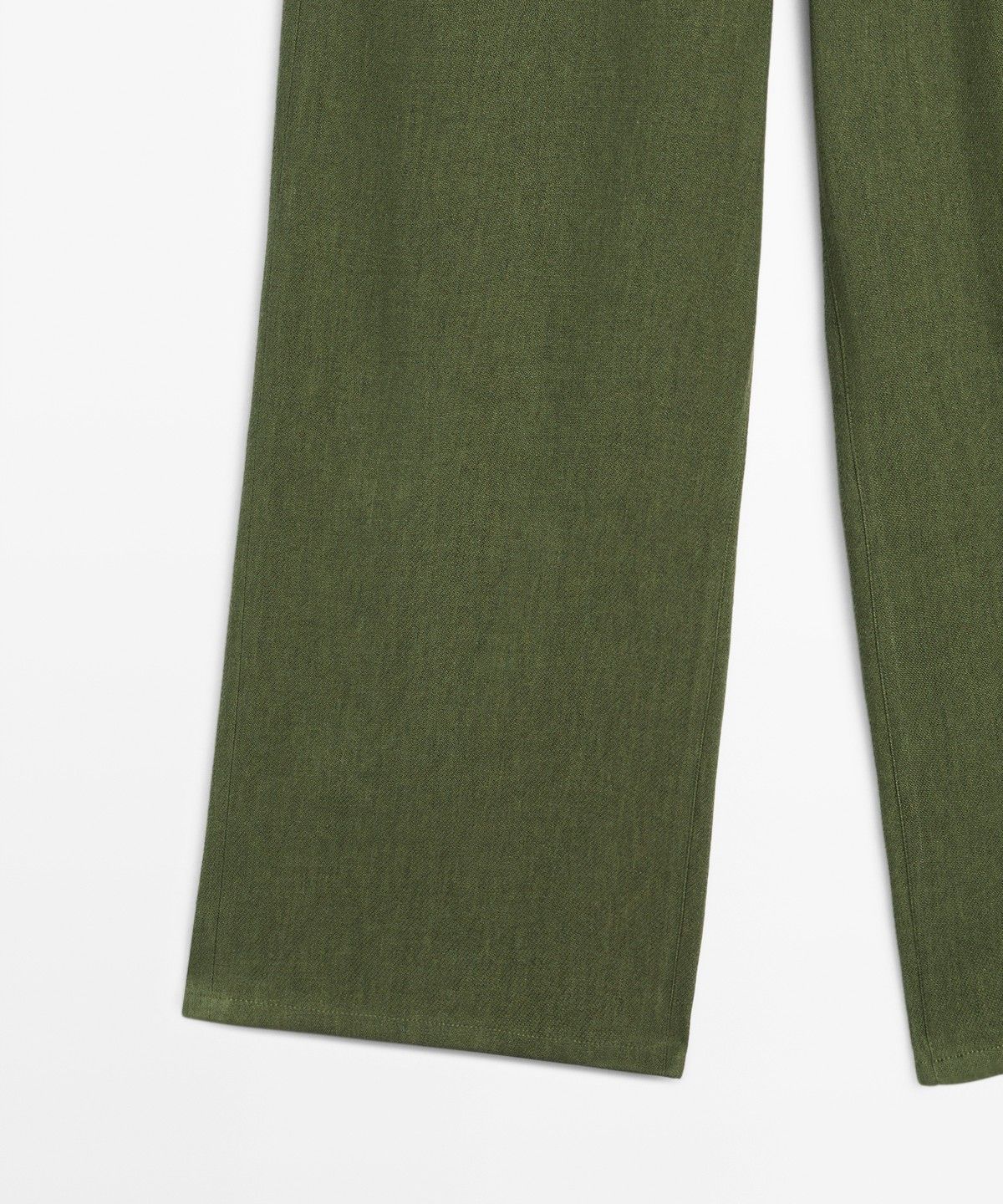 마시모두띠(MASSIMO DUTTI) 린넨 블렌드 스트레이트 팬츠