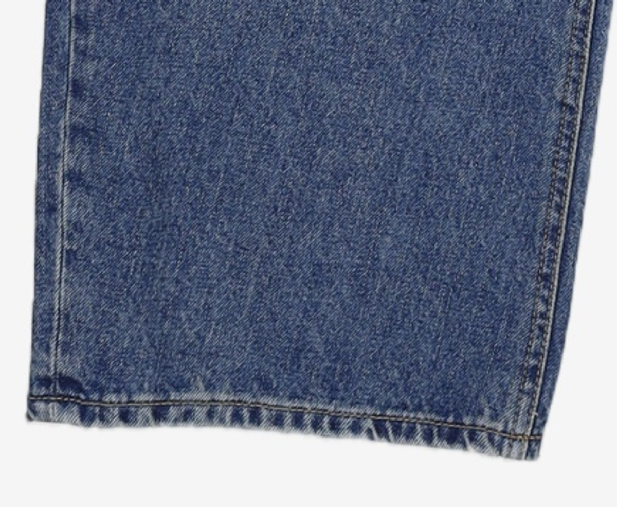 마틴플랜(MARTIN PLAN) Contrast Laser Jeans - BLUE M