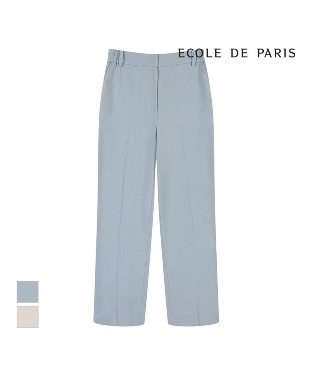 에꼴드파리(ECOLEDEPARIS) 뒷밴딩 스판팬츠_CB23WPA007Z