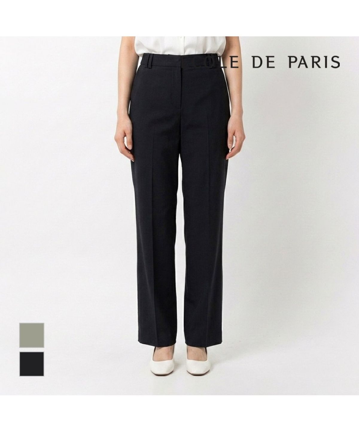 에꼴드파리(ECOLEDEPARIS) 와이드 롱팬츠_RB34WPAM08Z