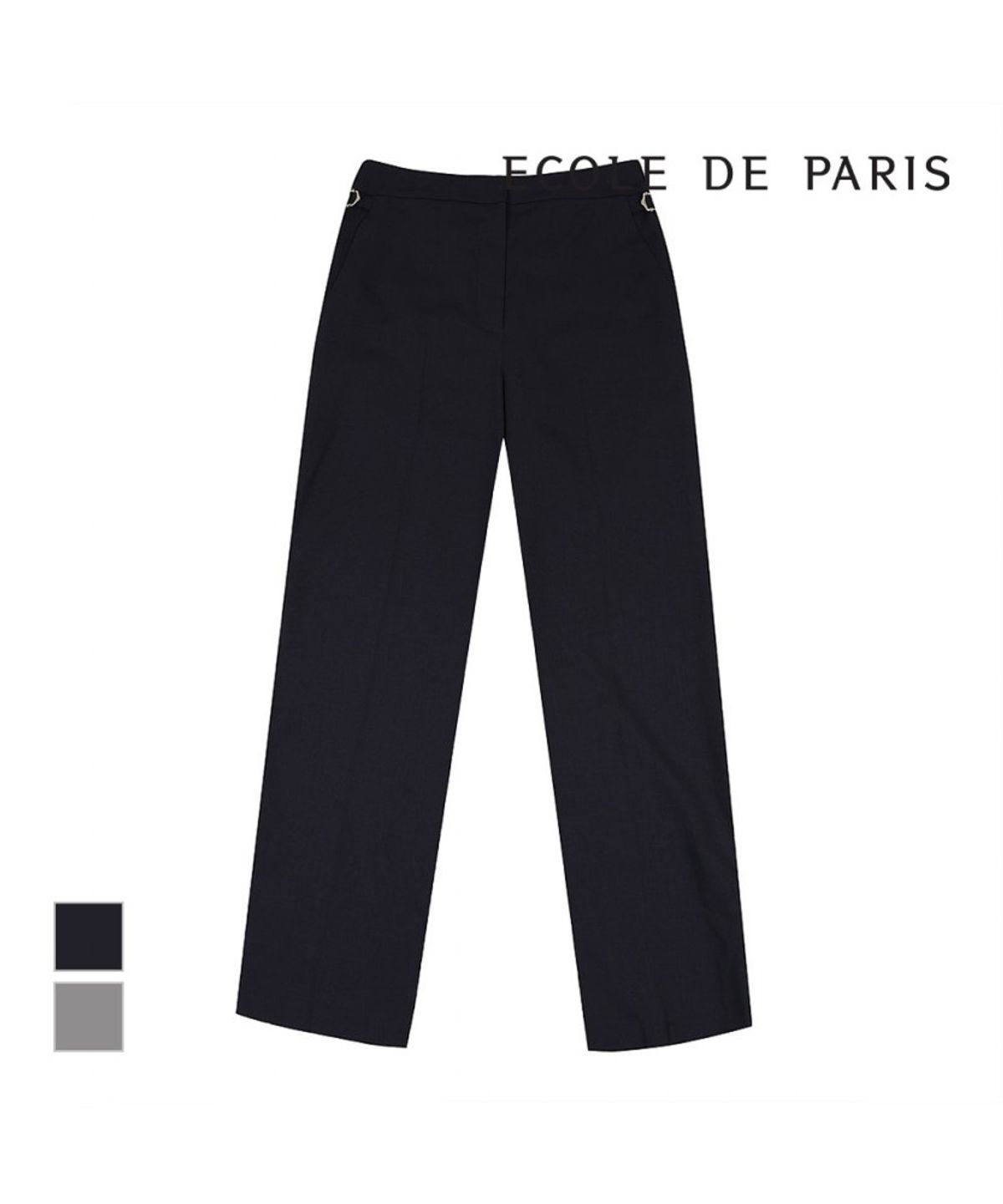 에꼴드파리(ECOLEDEPARIS) 비죠장식 일자 팬츠_RB35WPAM13Z