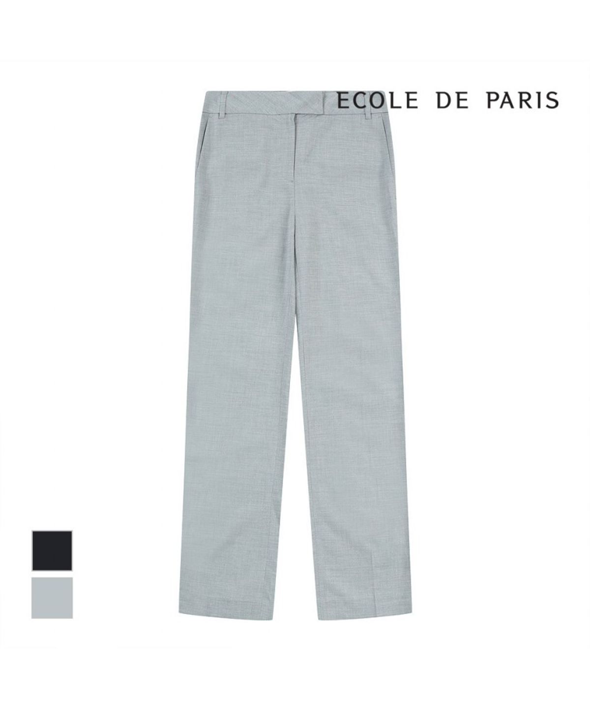 에꼴드파리(ECOLEDEPARIS) 셋업일자 슬랙스팬츠_CB24WPA017Z