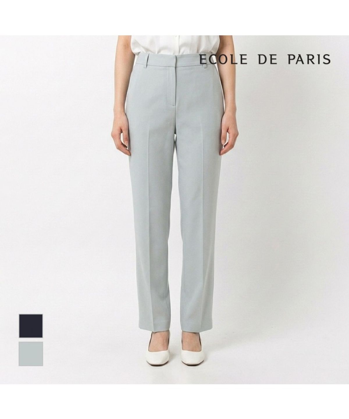 에꼴드파리(ECOLEDEPARIS) 슬림일자핏 팬츠_CB26WPA021Z