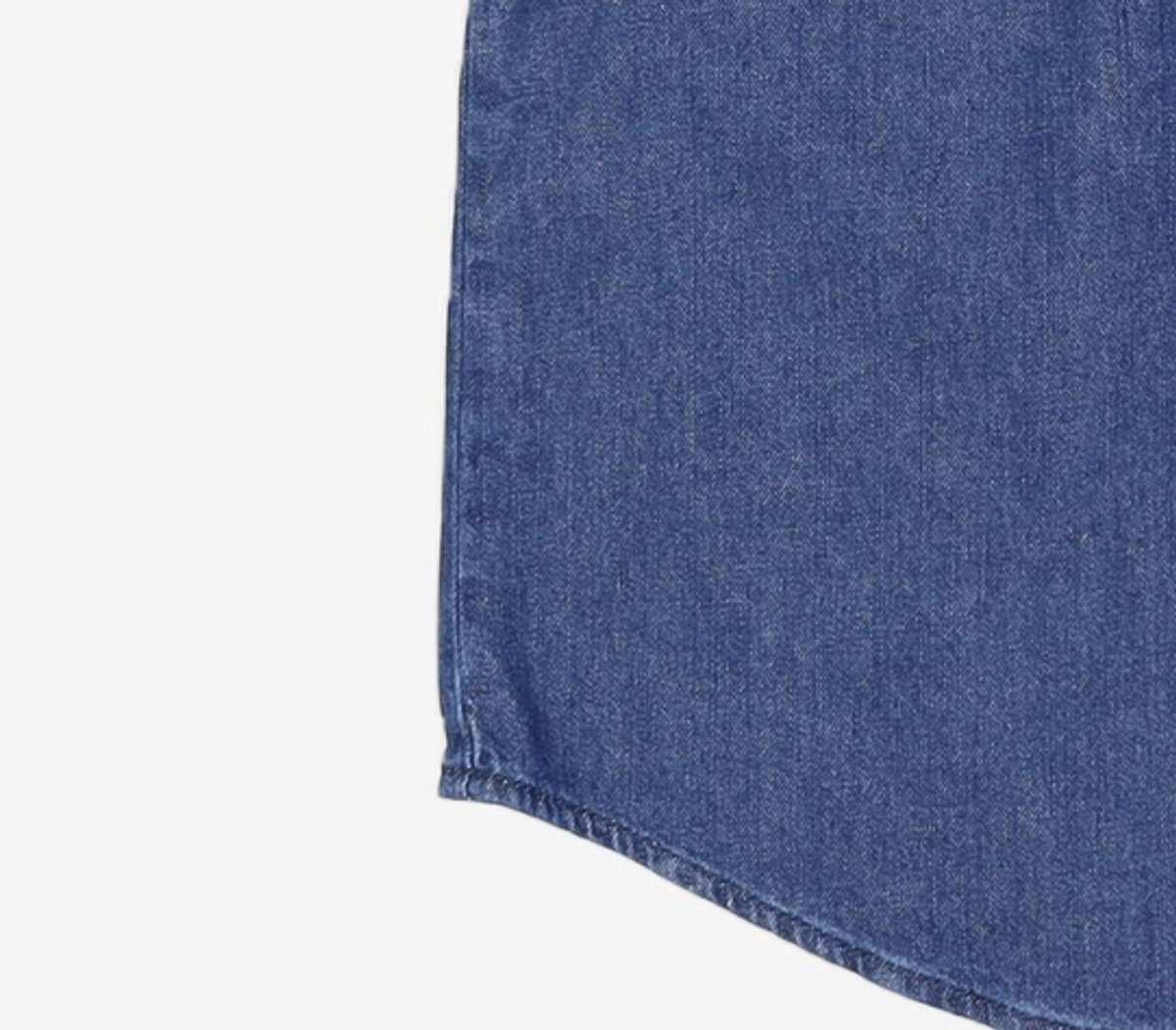 마리떼 프랑소와 저버(MARITHÉ + FRANҪOIS GIRBAUD) HALF SLEEVE DENIM SHIRT light blue M