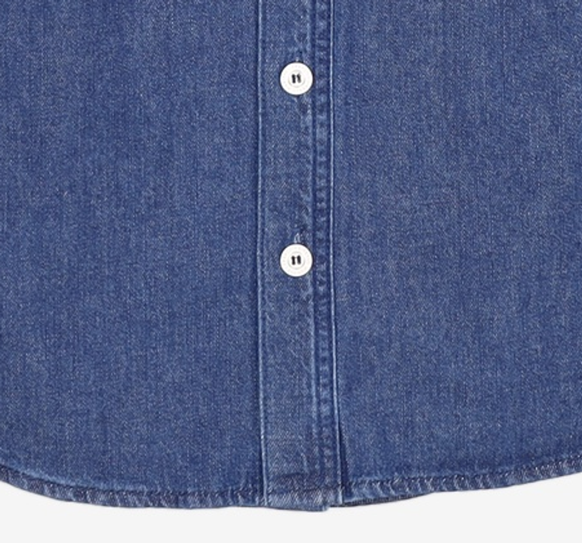 마리떼 프랑소와 저버(MARITHÉ + FRANҪOIS GIRBAUD) HALF SLEEVE DENIM SHIRT light blue M