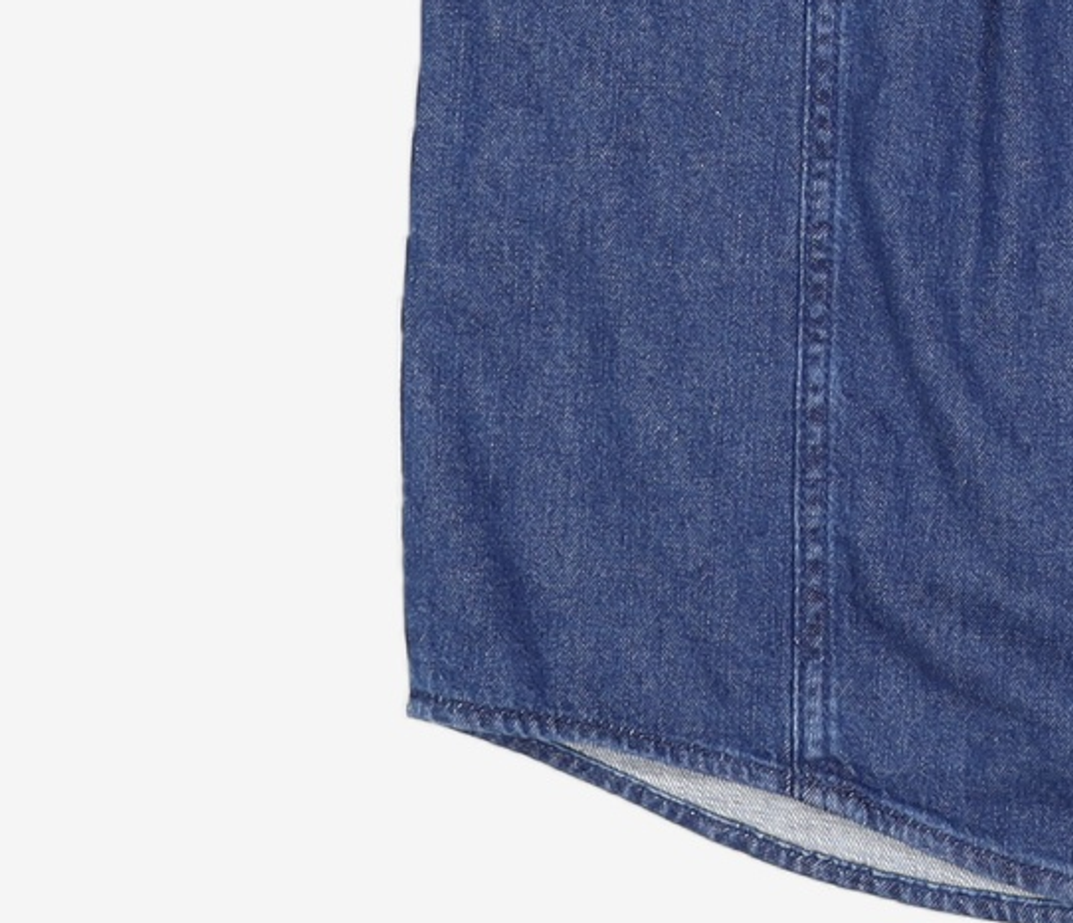 마리떼 프랑소와 저버(MARITHÉ + FRANҪOIS GIRBAUD) HALF SLEEVE DENIM SHIRT light blue M