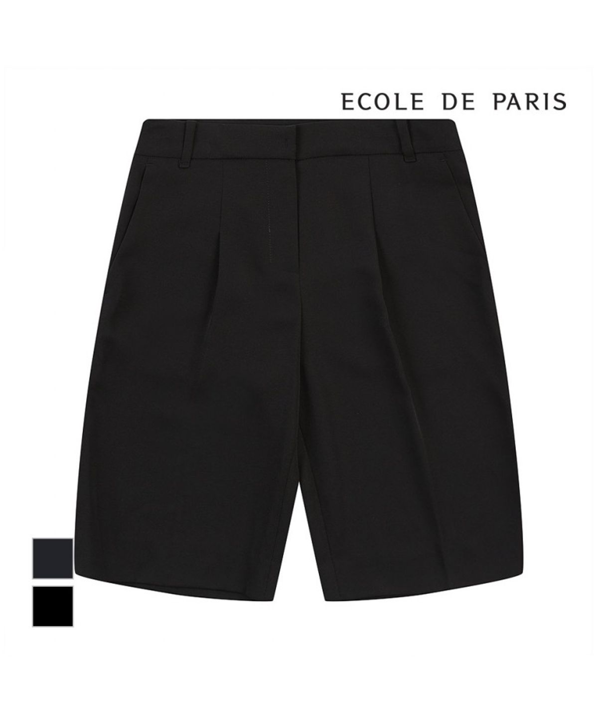 에꼴드파리(ECOLEDEPARIS) 핀턱라인 반바지_RB25WPA024Z