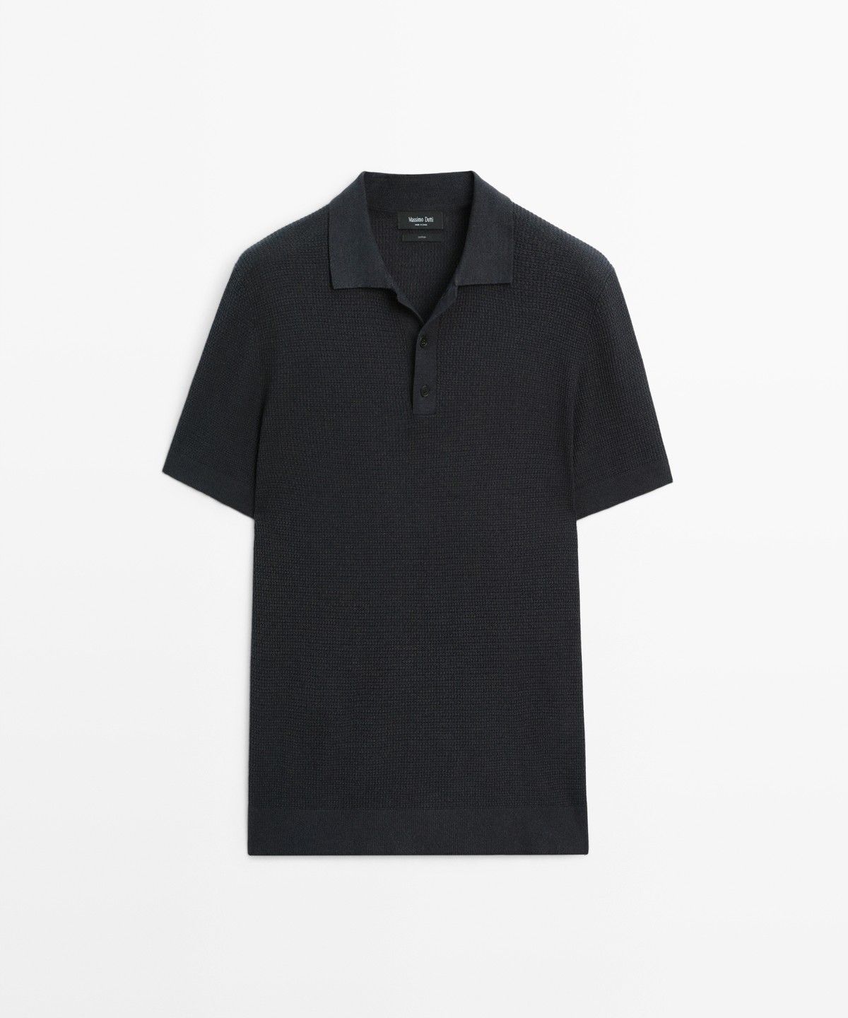 마시모두띠(MASSIMO DUTTI) 버튼 칼라 100% 코튼 폴로셔츠