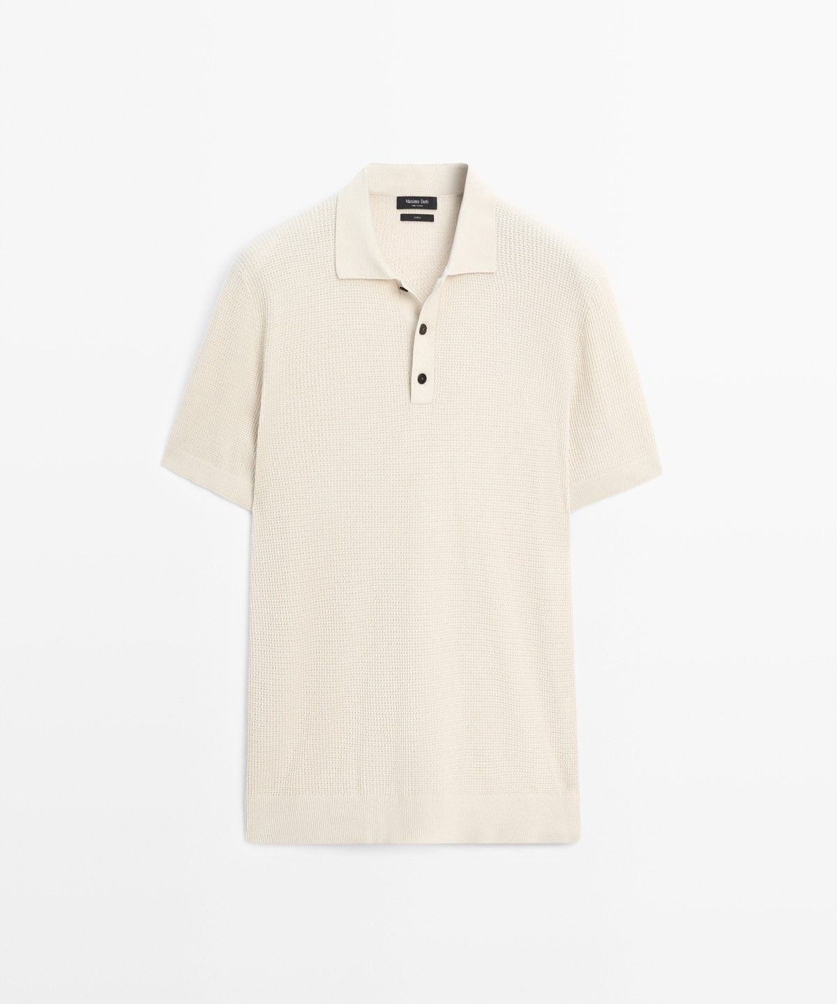 마시모두띠(MASSIMO DUTTI) 버튼 칼라 100% 코튼 폴로셔츠
