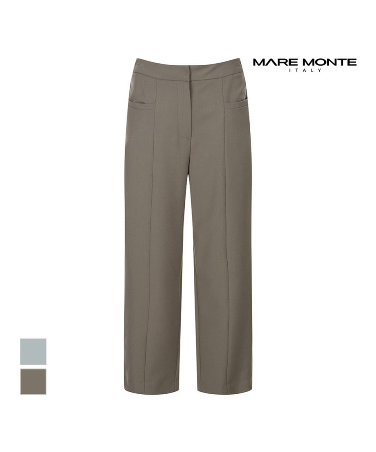 마레몬떼(MAREMONTE) 노버튼 컬러 팬츠_M213MSL14S0