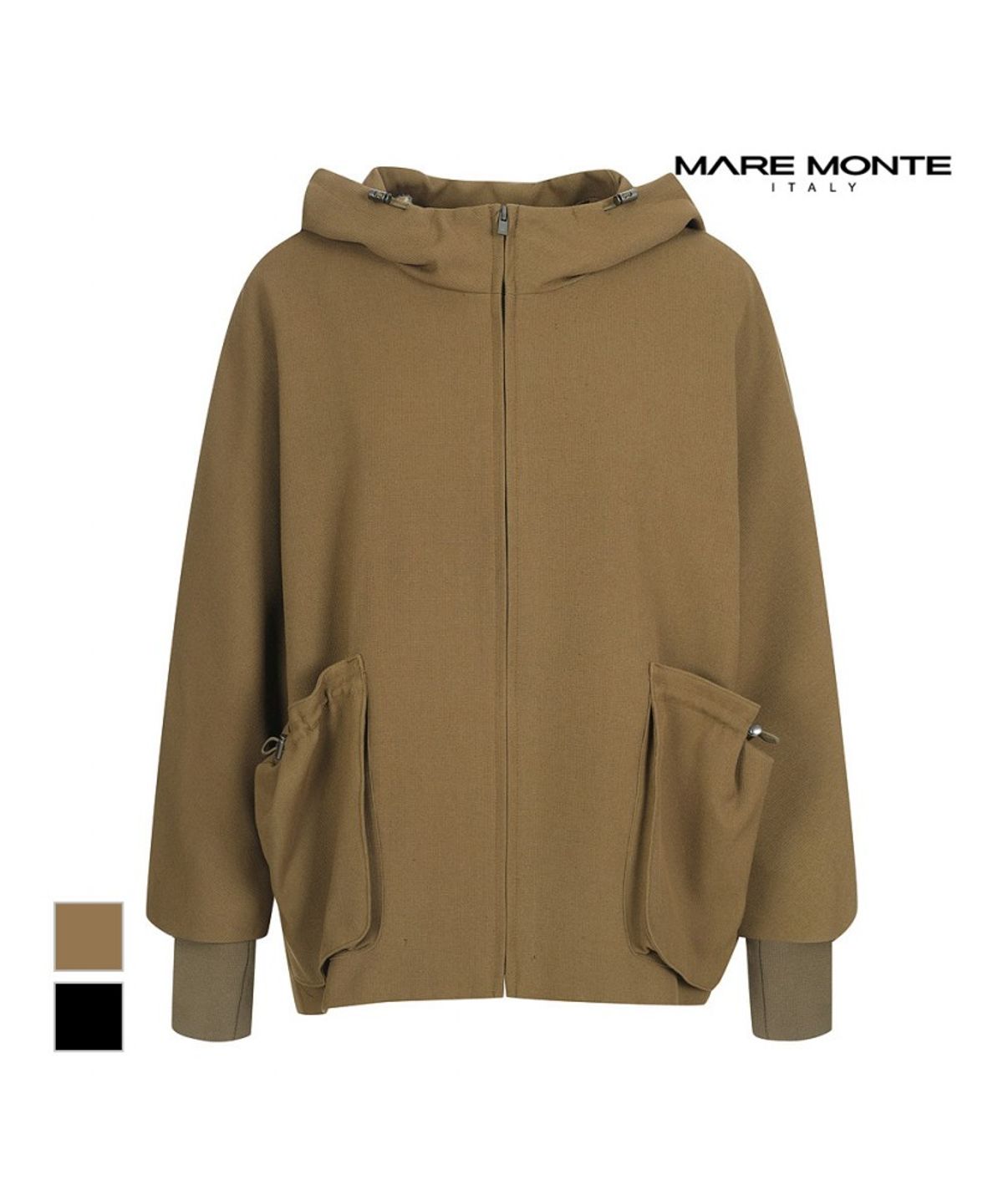 마레몬떼(MAREMONTE) 후드넥 스트링포켓 자켓_M231MJP01S0