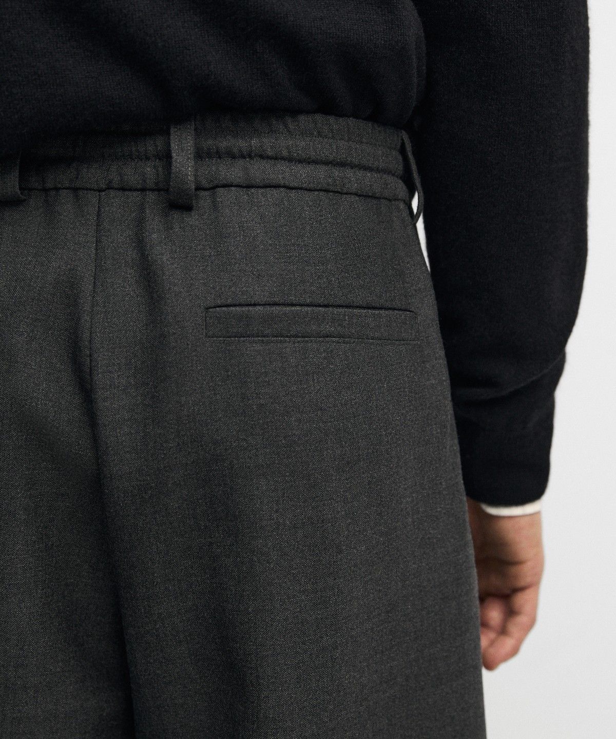 마시모두띠(MASSIMO DUTTI) 100% 쿨 울 팬츠