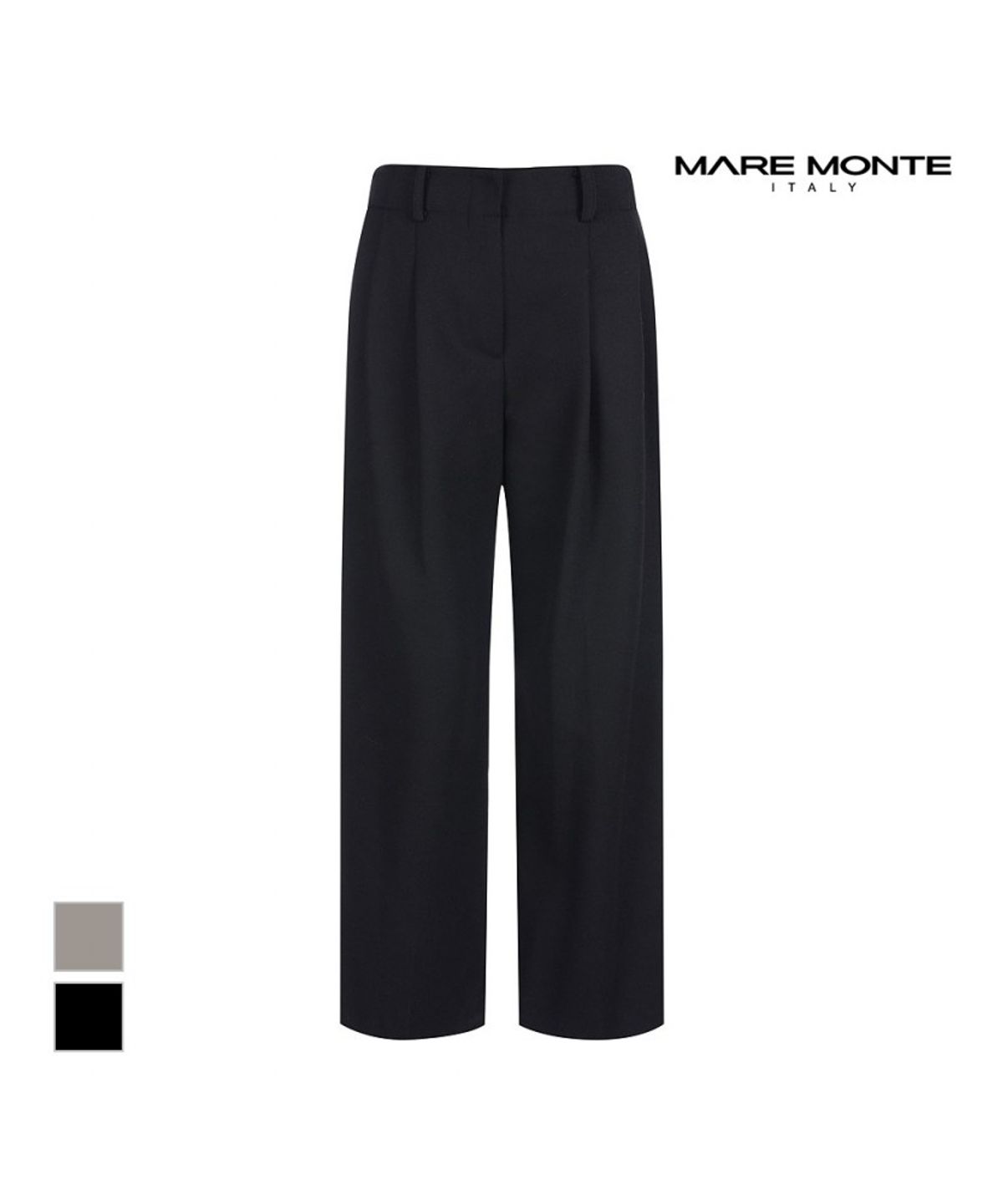 마레몬떼(MAREMONTE) 이중핀턱 부츠컷 팬츠_M231MSL01S0