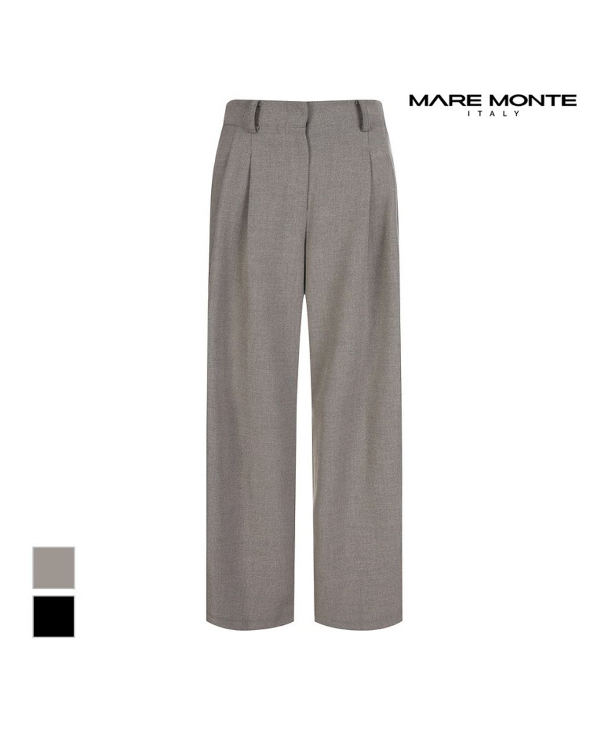 마레몬떼(MAREMONTE) 이중핀턱 부츠컷 팬츠_M231MSL01S0