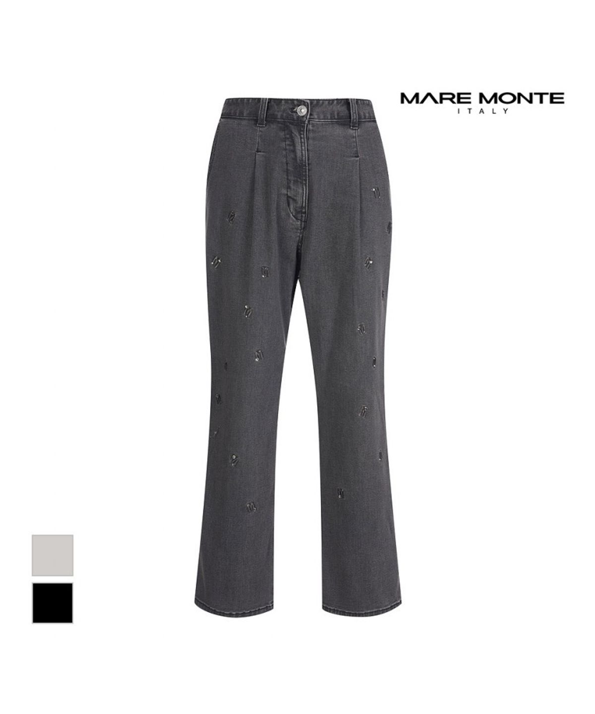 마레몬떼(MAREMONTE) M큐빅 데님팬츠_M232MDN04P0