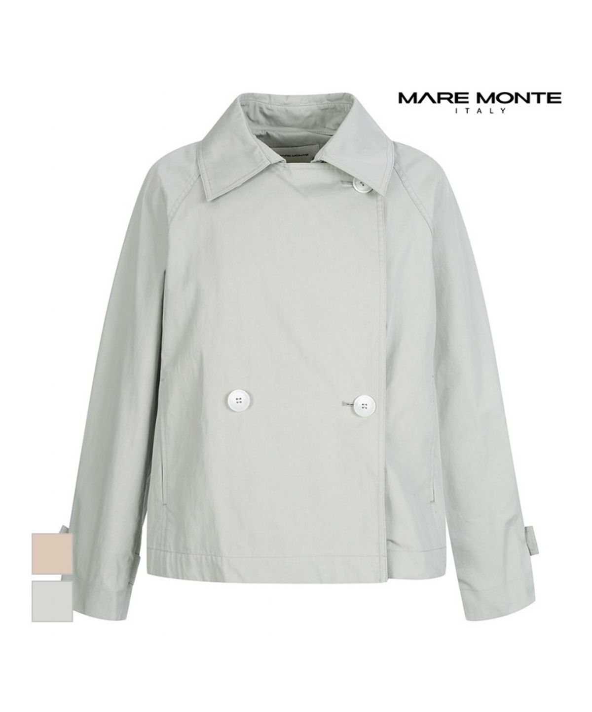 마레몬떼(MAREMONTE) 숏기장 트렌치코트_M232MTC01S0