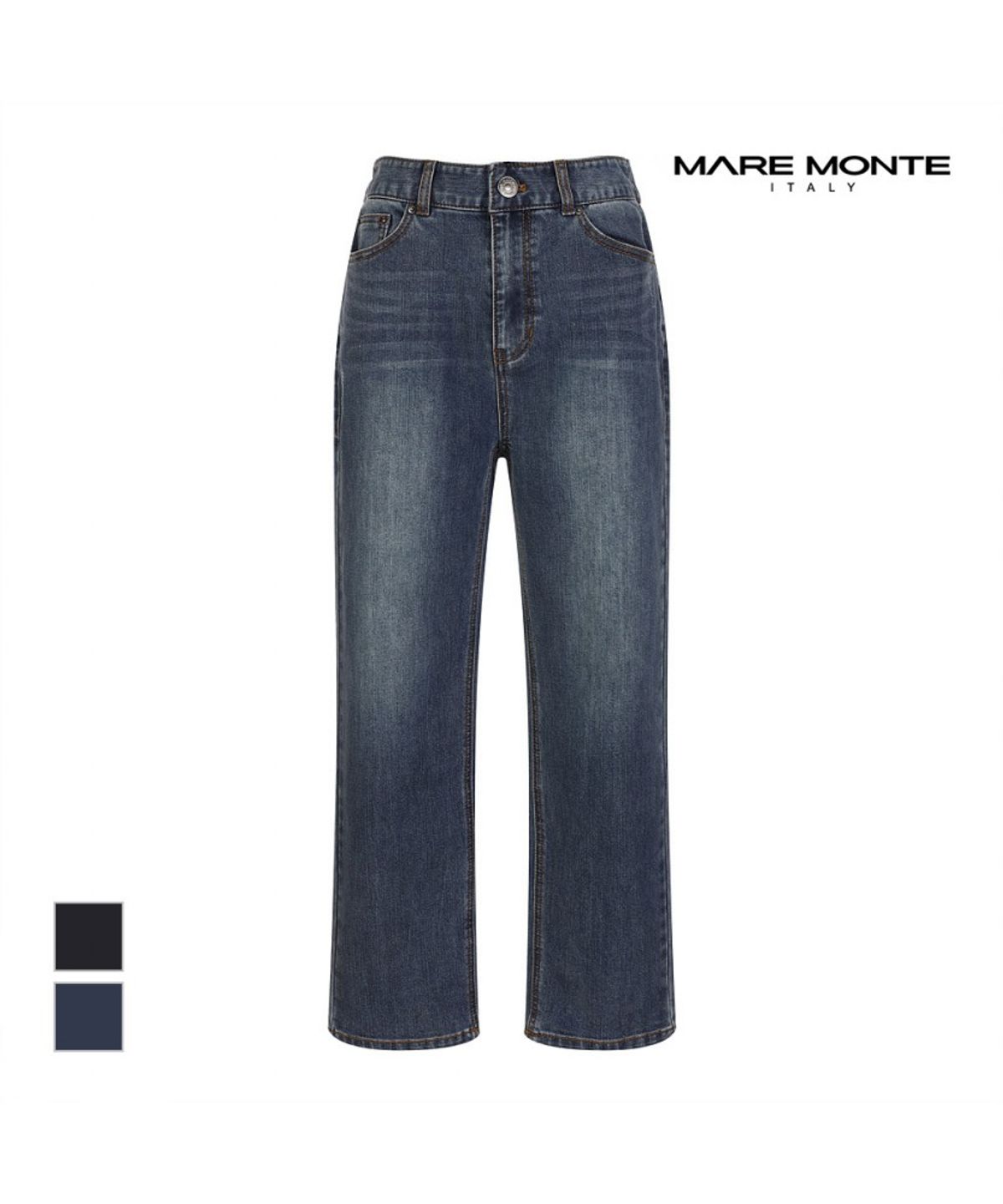 마레몬떼(MAREMONTE) 베이직 스트레이트 팬츠_M242MDN08P0