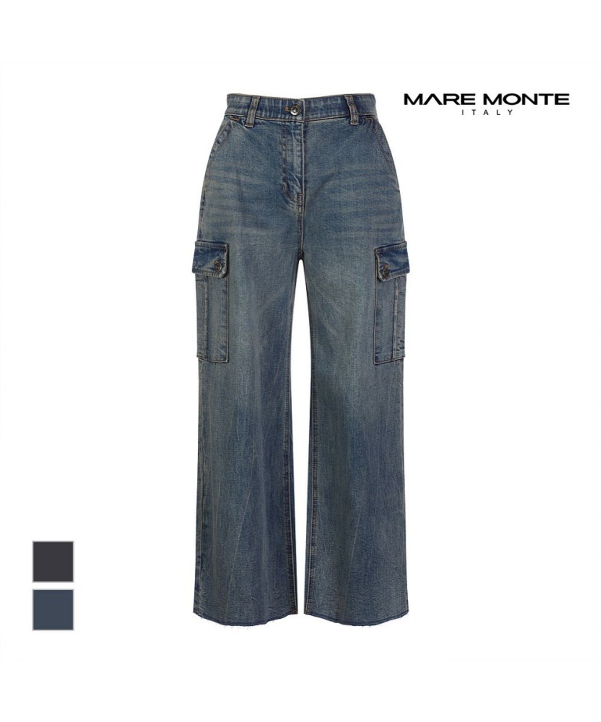 마레몬떼(MAREMONTE) 카고 데님팬츠_M242MDN09P0