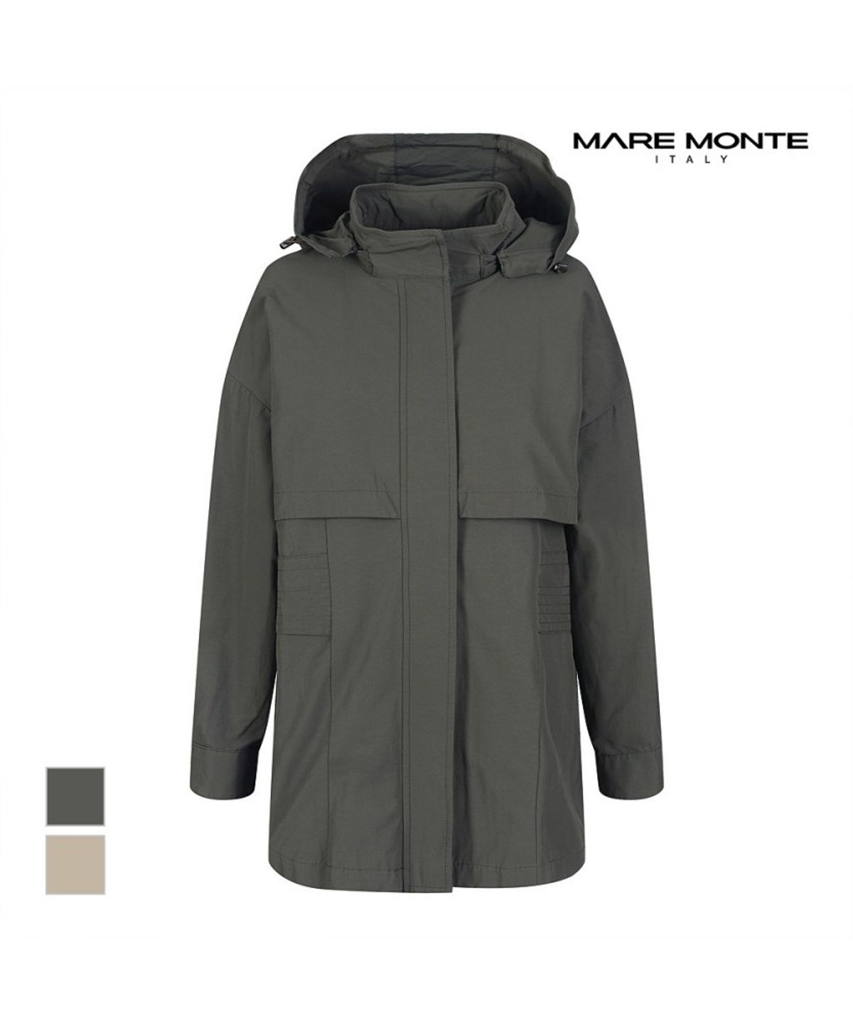 마레몬떼(MAREMONTE) 캐주얼 롱 후드 점퍼_M242MJP10S0
