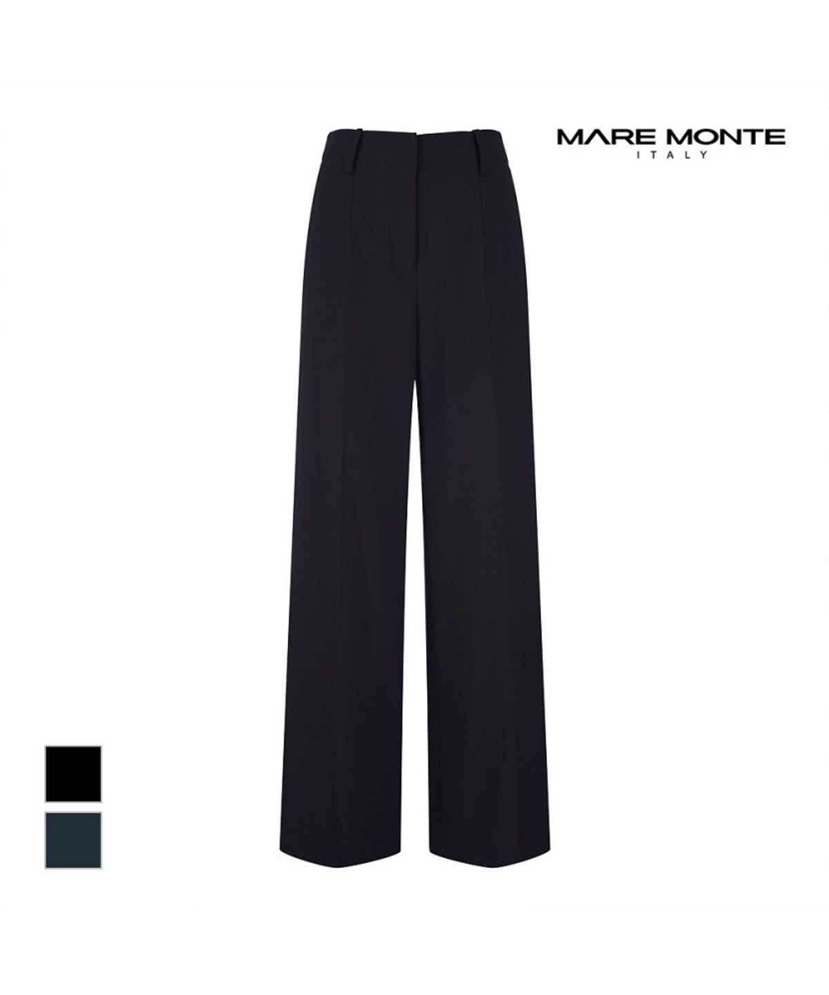 마레몬떼(MAREMONTE) 하이웨스트 와이드 팬츠_M242MSL10S0