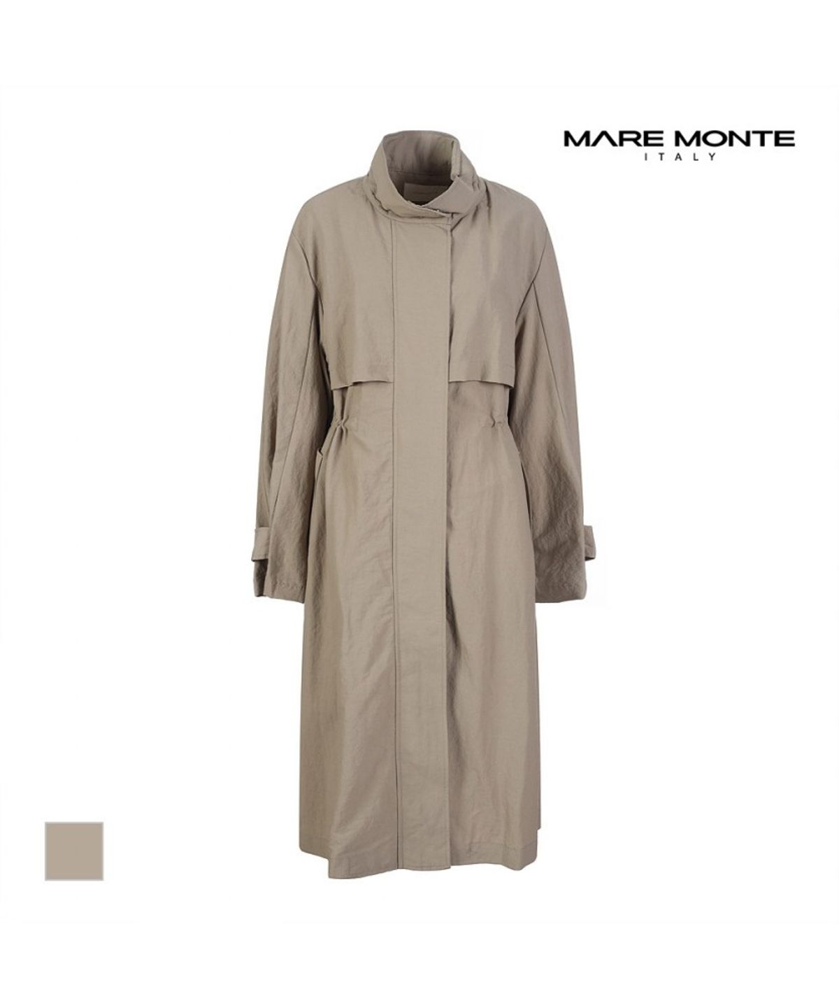 마레몬떼(MAREMONTE) 허리스트링 야상 트렌치_M242MTC06M0