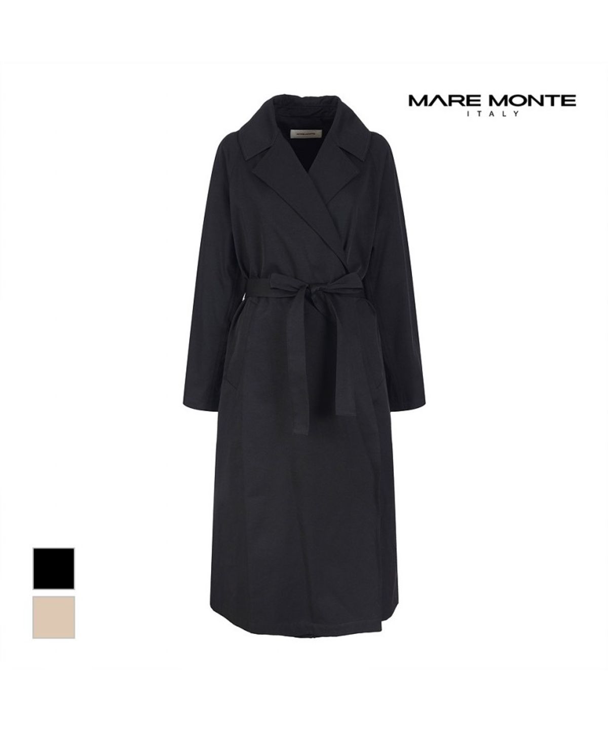 마레몬떼(MAREMONTE) 벨티드 트렌치코트_M242MTC07S0