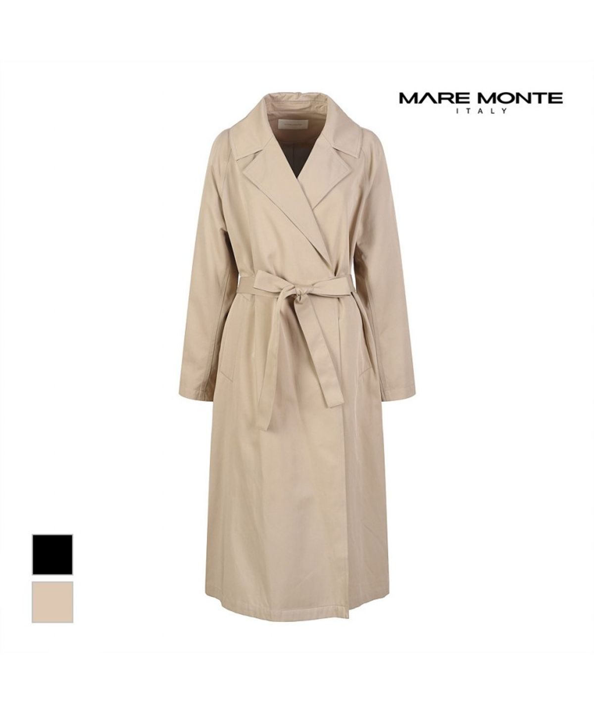 마레몬떼(MAREMONTE) 벨티드 트렌치코트_M242MTC07S0