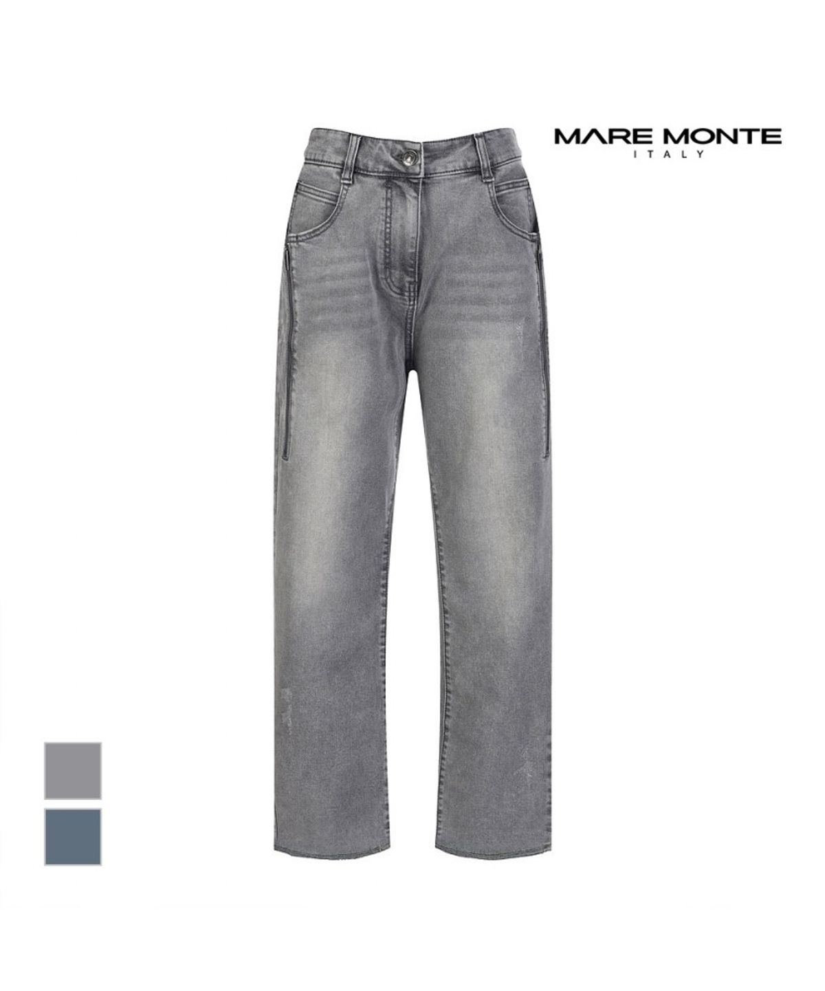 마레몬떼(MAREMONTE) 사이드지퍼 데님팬츠_M243MDN19P0